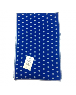 Blue Dotted Pashmina Scarf For Women