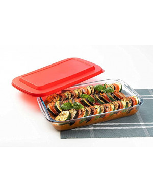 Signoraware Bake 'N' Serve Rect Dish with Lid 1000ml