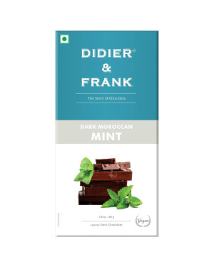 Didier & Frank Moroccan Mint Dark Chocolate, 50g