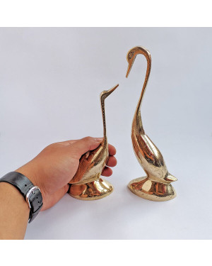 Axia Krafts 8" Decorative Golden Swan