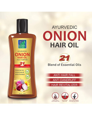Astaberry Ayurvedry Scalp Onion Hair Oil 200ml