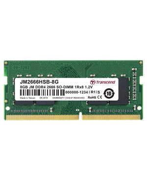 Transcend 4GB JetRam DDR4 2666 MHz CL19 UDIMM Memory Module