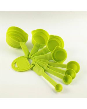 Laughing Buddha - 8 Pcs Measuring Spoon and Cup Set