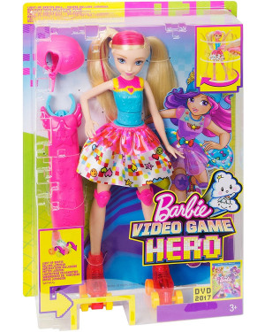 Barbie Video Game Hero Skating Doll - DTW17 
