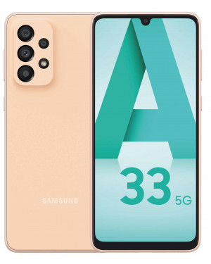 Samsung Galaxy A33 5G 8GB RAM 128GB Storage Mobile Phone (Peach)