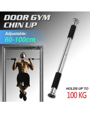 Adjustable Doorway Mount Pull Up/ Chin Up Heavy Duty Rod- Holds Upto 100kg