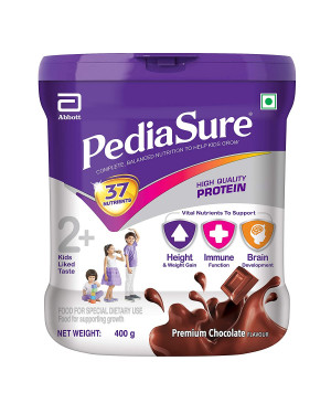 Abbott PediaSure - Chocolate Flavored - Health & Nutrition Drink Powder for Kids Growth - 400g