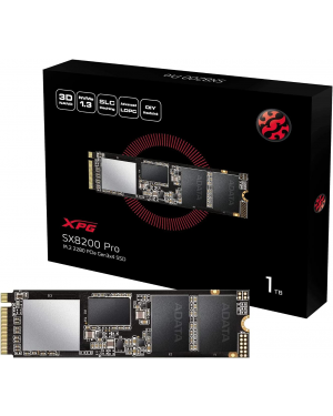 Adata SX8200PNP Ssd - 256GB SSD - Gen3x4, High Speed NVME SSD with Heatsink, for Desktop & Laptop