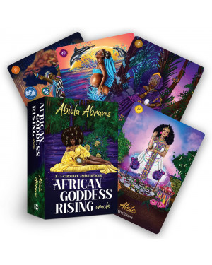 African Goddess Rising Oracle: A 44-Card Deck and Guidebook by Abiola Abrams