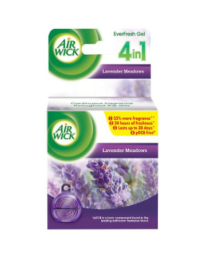 Airwick EverFresh Gel Bathroom Air Freshener - Lavender Meadows 50 g