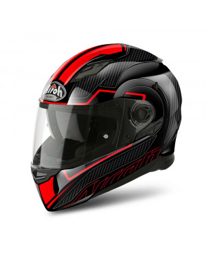 Airoh Movement-s Faster Red Gloss Full Face Motorcycle Helmet (mvsfs55)