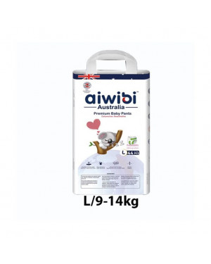 Aiwibi Australian Disposable Breathable Baby Diapers With Elastic Waistband - L44