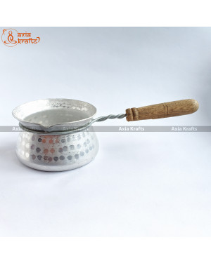 Axia Krafts Aluminum Tea pot-7.5 inch diameter | Tapke