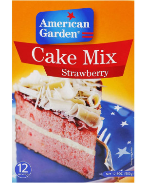 American Garden Mix Strawberry Cake, 500 G