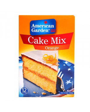 American Garden Orange Cake Mix - 500g