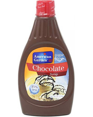 American Garden Sugar Free Chocolate Syrup, 524g