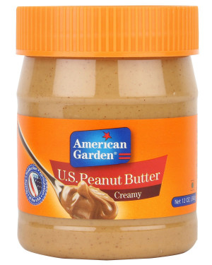 American Garden U.S. Peanut Butter Creamy, 340 g