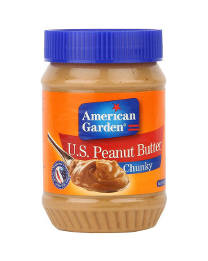 American Garden U.S. Peanut Butter Chunky, 510 g