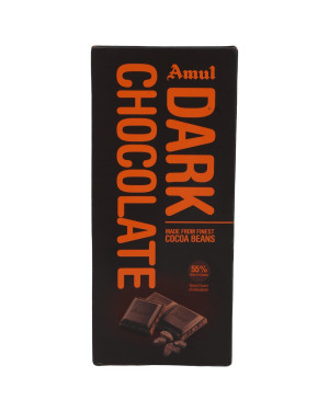 Amul Dark Chocolate 55% 150gm