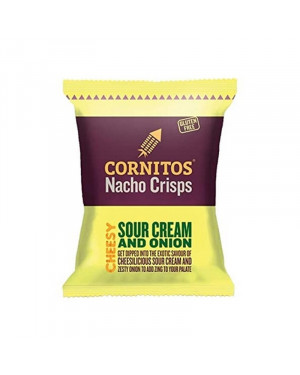 Cornitos Nacho Crisps, Cheesy Sour Cream and Onion - 60g