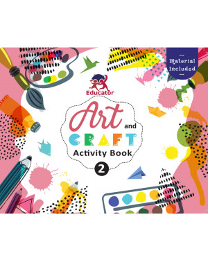 Art and Craft Activity Book 2 for 5-6 Year old kids with free craft material by Team Pegasus