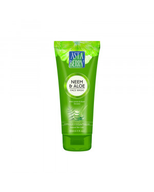 Astaberry Neem Aloe Vera Face Wash | Antibacterial & Purifying Properties 60 ml