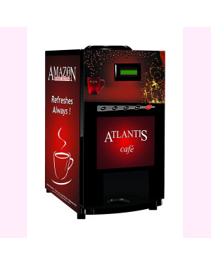 ATLANTIS Cafe Plus 4 Option Tea, Coffee, Soup, Lemon Tea Hot Beverage Vending Machine 