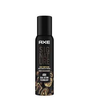 Axe Signature Dark Temptation No Gas Deodorant Body Spray for Men 154 ml