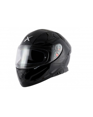 Axor Apex Gloss Black Full Face Motorcycle Helmet