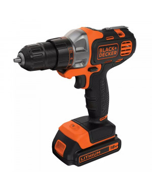 Black+Decker 8V Multievo Multi Tool with Drill Driver Attachment with 1.5Ah Lithium Ion Battery