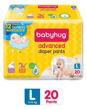 Baby Hug Advanced Pant Style Diapers Large-20 Pieces