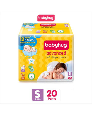 Baby Hug Advanced Pant Style Diapers Small-20 Pieces