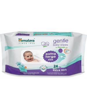 Himalaya Gentle Baby Wipes Extra Large 24 pcs