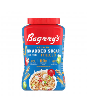 Bagrrys - No Added Sugar Crunchy Muesli Jar 1kg