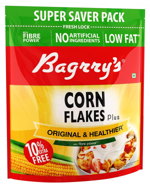 Bagrrys Cornflakes Plus Original & Healthier 880 Gm