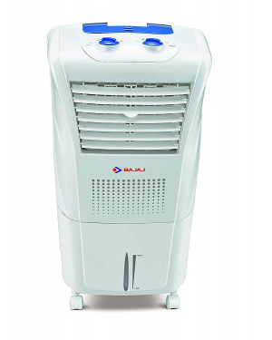 Bajaj Frio 23L Personal Air Cooler with Honeycomb Pads, Typhoon Blower Technology, Powerful Air Throw and 3-Speed Control, White