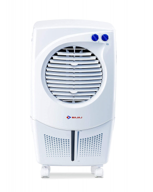 Bajaj Pcf 25 Dlx 24 L Personal Air Cooler with Honeycomb Pads, Turbo Fan Technology, Powerful Air Throw and 3-Speed Control, White