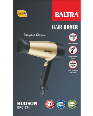 Baltra Hair Dryer Hudson BPC 1800 Watts BPC 834
