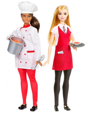Barbie Careers Chef and Waiter Fashion Doll