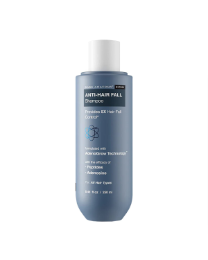 Bare Anatomy Anti Hair Fall Shampoo | Gives 5x Hair Fall Control | Contains Adenosine, Biotin & Peptides For Hair Growth | For Thin, & Frizzy Hair | Sulphate & Paraben Free | For Women & Men | 250ml