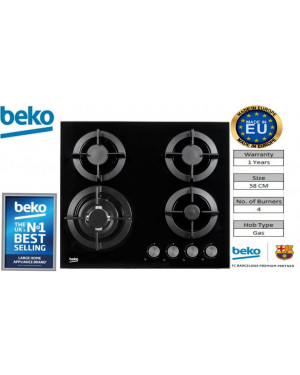 Beko Built-in Plate 4 Burners HILW-64225 S Gas, 60 cm