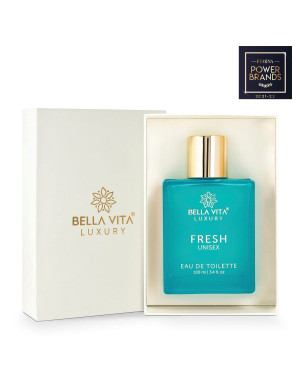 Bella Vita Luxury FRESH Eau De Toilette Unisex Perfume For Men & Women with Bergamot, Orris Lavender & Ylang Ylang | Fresh Perfume EDT Long Lasting Fragrance For All Occasions, 100 ML