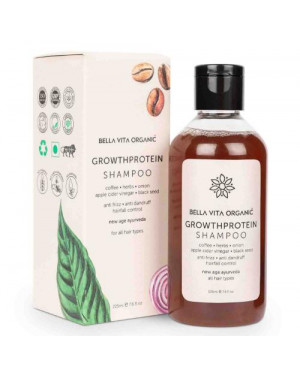 Bella Vita Organic Growth Protein Conditioning Shampoo (SLS/Paraben/Sulfate Free) - 225ml