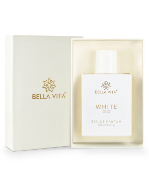 Bella Vita Luxury White Oud Perfume for Men and Women Soft Oudh Scent Long Lasting Fragrance Unisex, 100 Ml