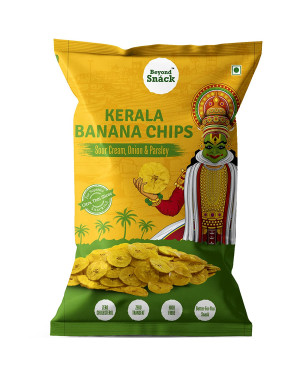Beyond Snack - Kerala Banana Chips Sour Cream Onion & Parsley flavour-50g