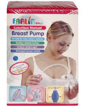 Farlin Manual Plastic Breast Pump with Bottle BF-640