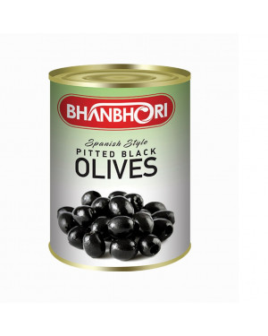 Bhanbhori Pitted Black Olives 340g