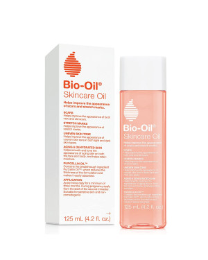 Bio-Oil Skincare Body Oil, Serum for Scars and Stretchmarks, Face and Body Moisturizer Dry Skin, Non-Greasy, Dermatologist Recommended, Non-Comedogenic, For All Skin Types-125ml