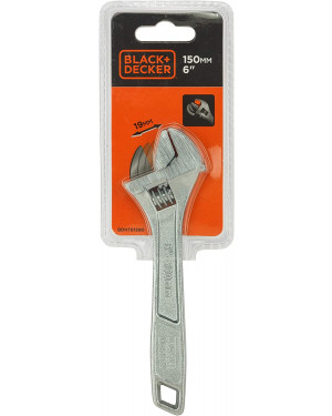 Black + Decker Adjustable Wrench 6"-150mm(BDHT81590)