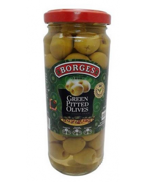Borges Green Pitted Olives 350gm